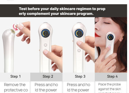 Portable Skin Hydration Tester, Complex Impedance Measurement Technology, Real-Time Dynamic Detection, Sinking Gold Process Probe,  SkinDr400, CE, RoHS, FCC Listed