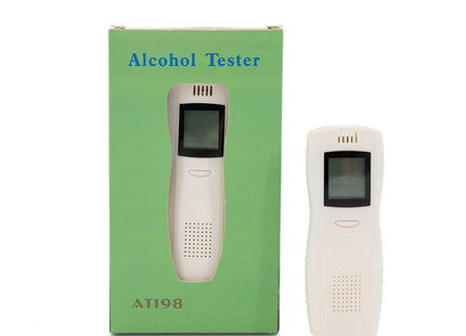 Breathalyzer, Personal Semiconductor Breathalyzer, Portable＆ Compact Consumer Alcohol Tester,Quick and Easy to Use, LCD Display AT198