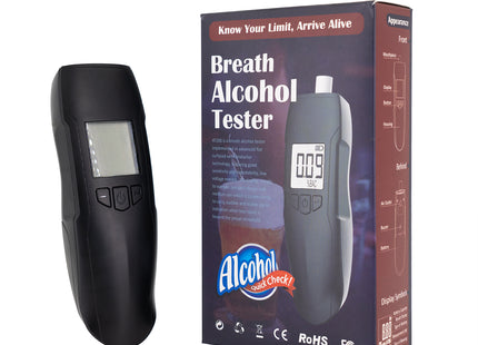 Breathalyzer, Personal Semiconductor Breathalyzer,Portable, Accurate, and Easy-to-Use Breathalyzer for Safe Driving＆Party AT200